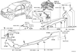 Heater Inlet Hose 87245-60E20 for Toyota Land Cruiser Prado