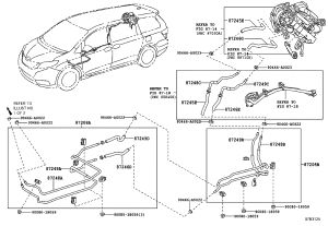 Heater Water Pipe Sub-Assembly 87208-08140 for Toyota Sienna