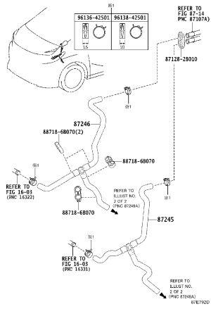 Warm Air Outlet Pipe 87209-58400 for Toyota Alphard