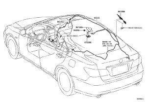 Telephone Antenna Protector 87268-33021 for Lexus ES240
