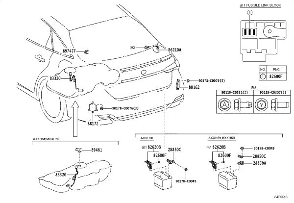 Blind Spot Detection Control Unit 88162-41010 for Toyota Avalon