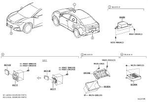 Cruise Sensor 88210-03010 for Toyota BZ3