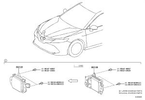 Cruise Sensor 88210-06070 for Toyota Camry