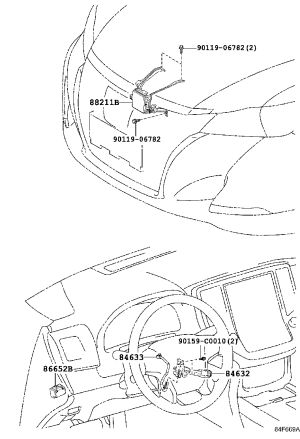 Cruise Sensor 88210-30240 for Toyota Crown