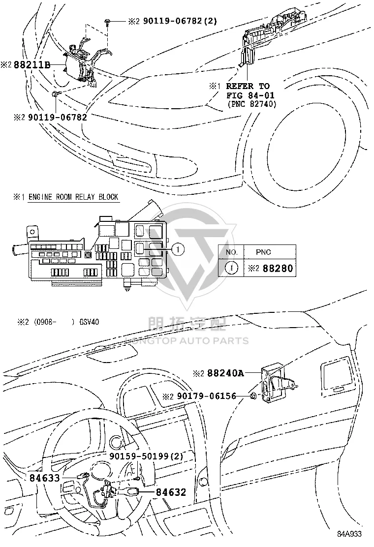Cruise Control Computer 88240-33220 for Lexus ES