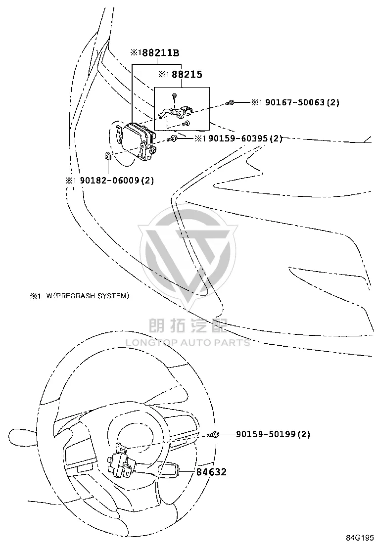 Cruise Sensor 88210-33080 for Lexus ES