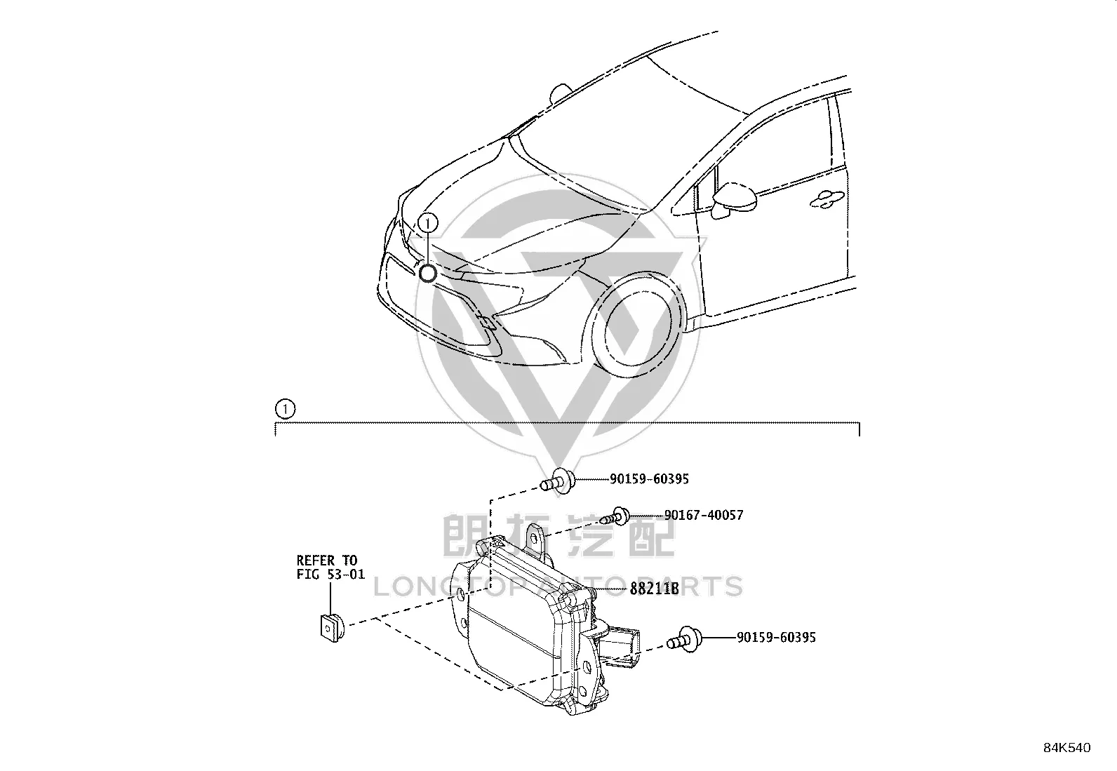 Cruise Computer 88210-33120 for Toyota Alphard