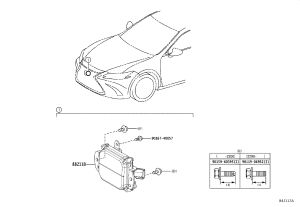Cruise Control Sensor 88210-60160 for Toyota Harrier