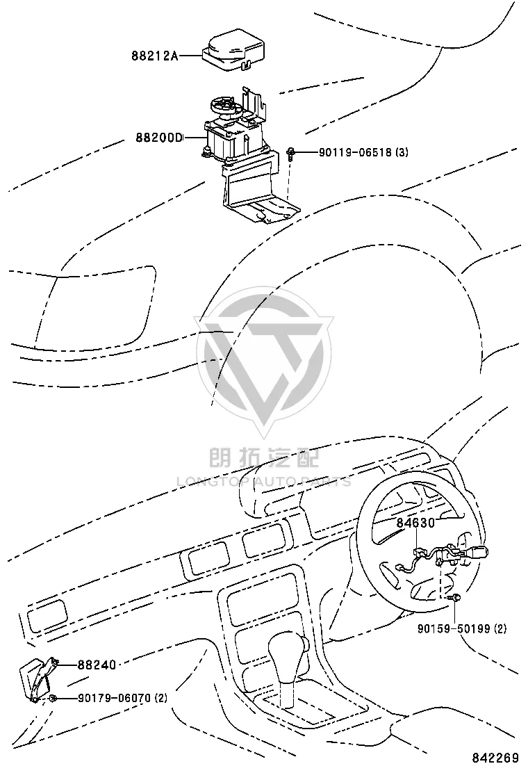 Cruise Computer 88240-33140 for Toyota Camry