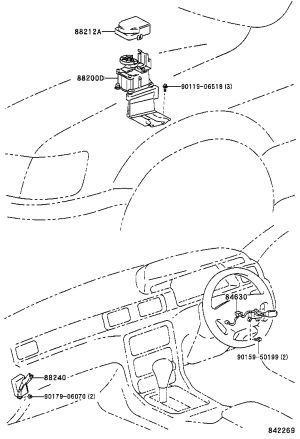 Cruise Computer 88240-33140 for Toyota Camry