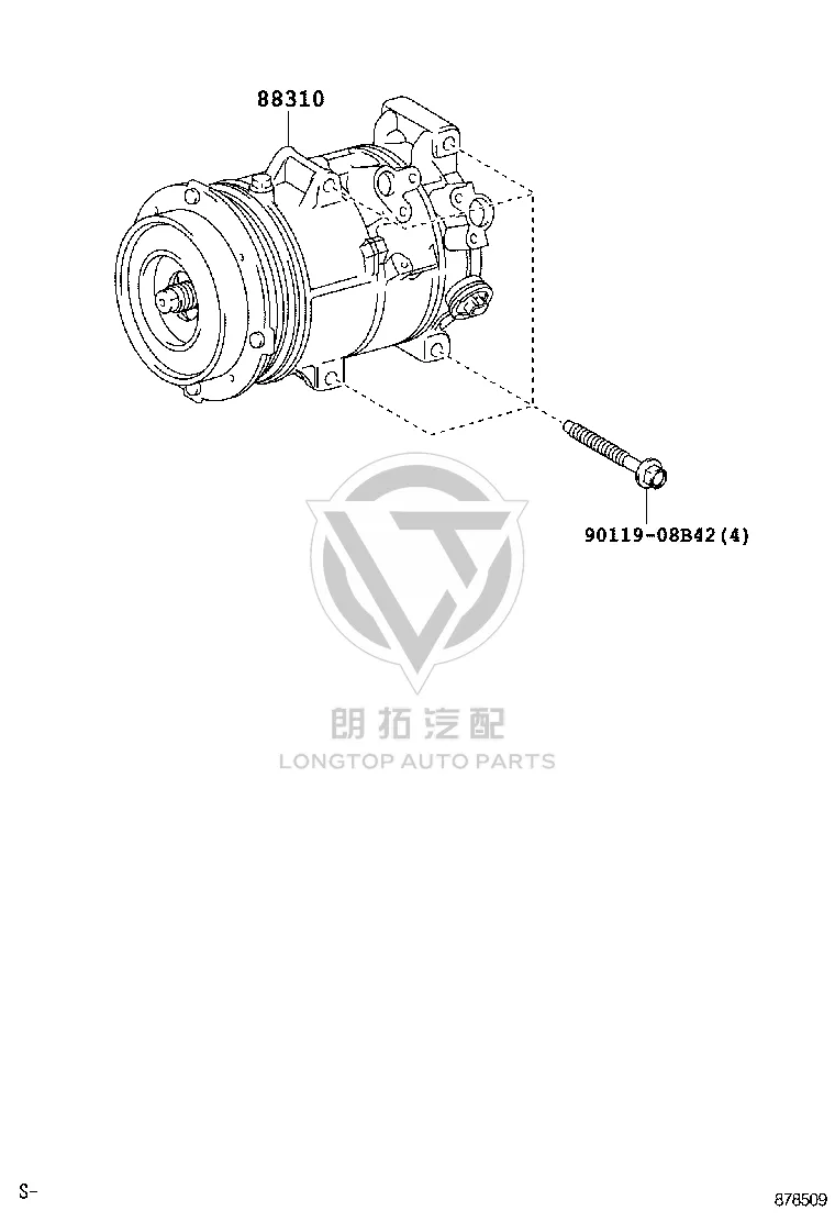 Air Conditioning Pump 88310-06330 for Toyota Camry