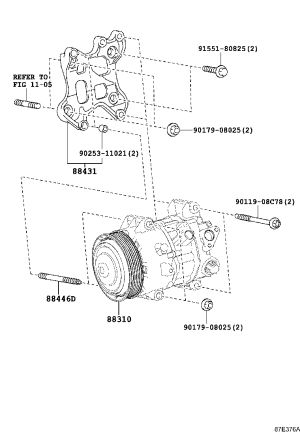 Air Conditioning Pump 88310-78010 for Lexus NX Series