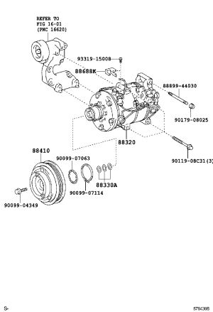 Air Conditioning Pump 88320-3A300 for Toyota Mark X