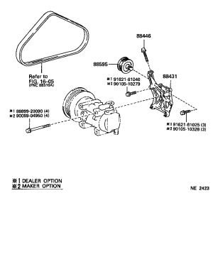 No. 2 Idler Wheel Assembly 88440-26100 for Toyota MR2