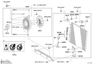 Condenser 884A0-60050 for Toyota Land Cruiser