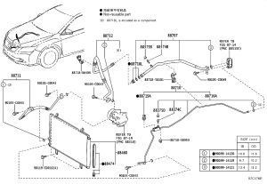 Condenser 88460-06250 for Toyota Camry