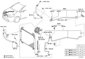 Condenser 88460-0D490 for Toyota Vios