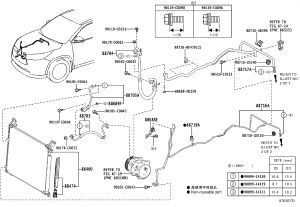 Air Conditioning Pipe High Pressure Pipe 88703-0E130 for Toyota Highlander
