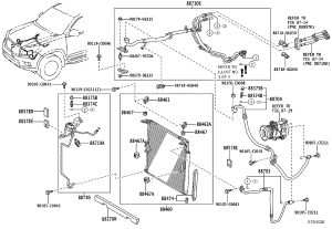 AIR CONDENSER NO. 1 BRACKET 88463-0G010 for Toyota Land Cruiser Prado