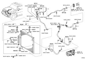 Air Conditioning Pipe High Pressure Pipe 88707-60180 for Toyota 4RUNNER
