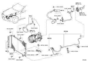 Air Conditioning High Pressure Pipe 88706-53080 for Lexus IS250