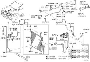 Air Conditioning Low Pressure Pipe 88704-60531 for Toyota Land Cruiser Prado