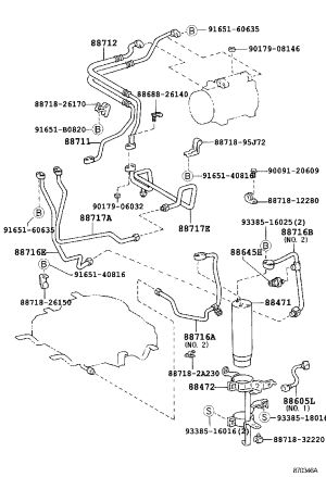 Reservoir 1 Bracket 88472-26120 for Toyota Hiace