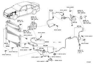 Air Conditioning High-Pressure Tube 88703-50040 for Lexus LS600H