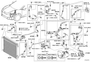 Condenser 884A0-3010 for Toyota BZ3