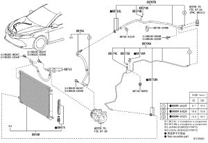 Condenser 884A0-06060 for Toyota Wildlander