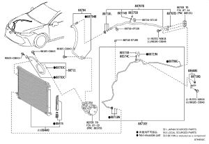 Condenser 884A0-07010 for Toyota Avalon