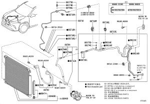 Condenser 884A0-08010 for Toyota Highlander