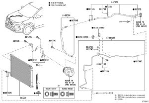 Condenser 884A0-0R010 for Toyota RAV4