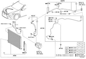 Condenser 884A0-33060 for Lexus ES