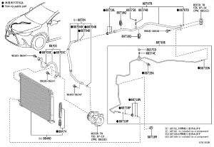 Condenser 884A0-78010 for Lexus NX Series