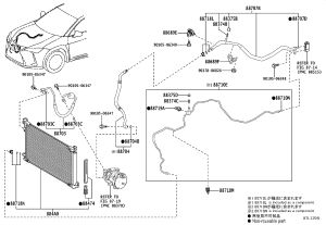 Condenser 884A0-76010 for Lexus UX