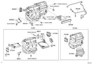 Air Conditioning Control Computer 886500-R100 for Toyota RAV4