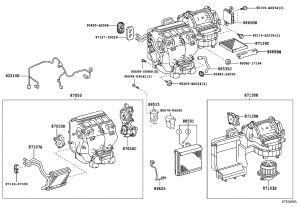 Evaporator Core 88501-06230 for Toyota Avalon