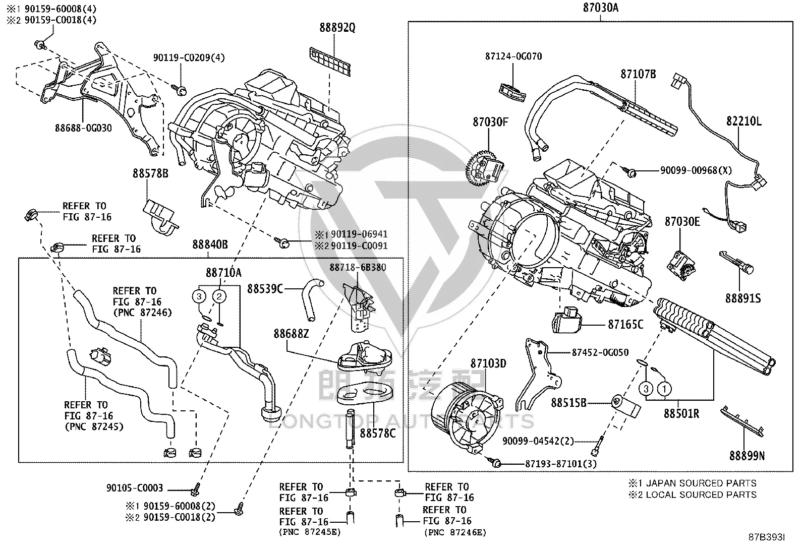 Clamp Heater 87124-0G070 for Toyota Land Cruiser Prado
