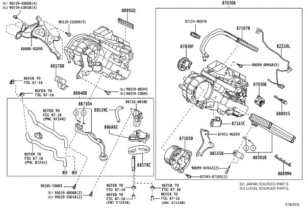 Rear AC Expansion Valve 885150-0G020 for Toyota Land Cruiser Prado