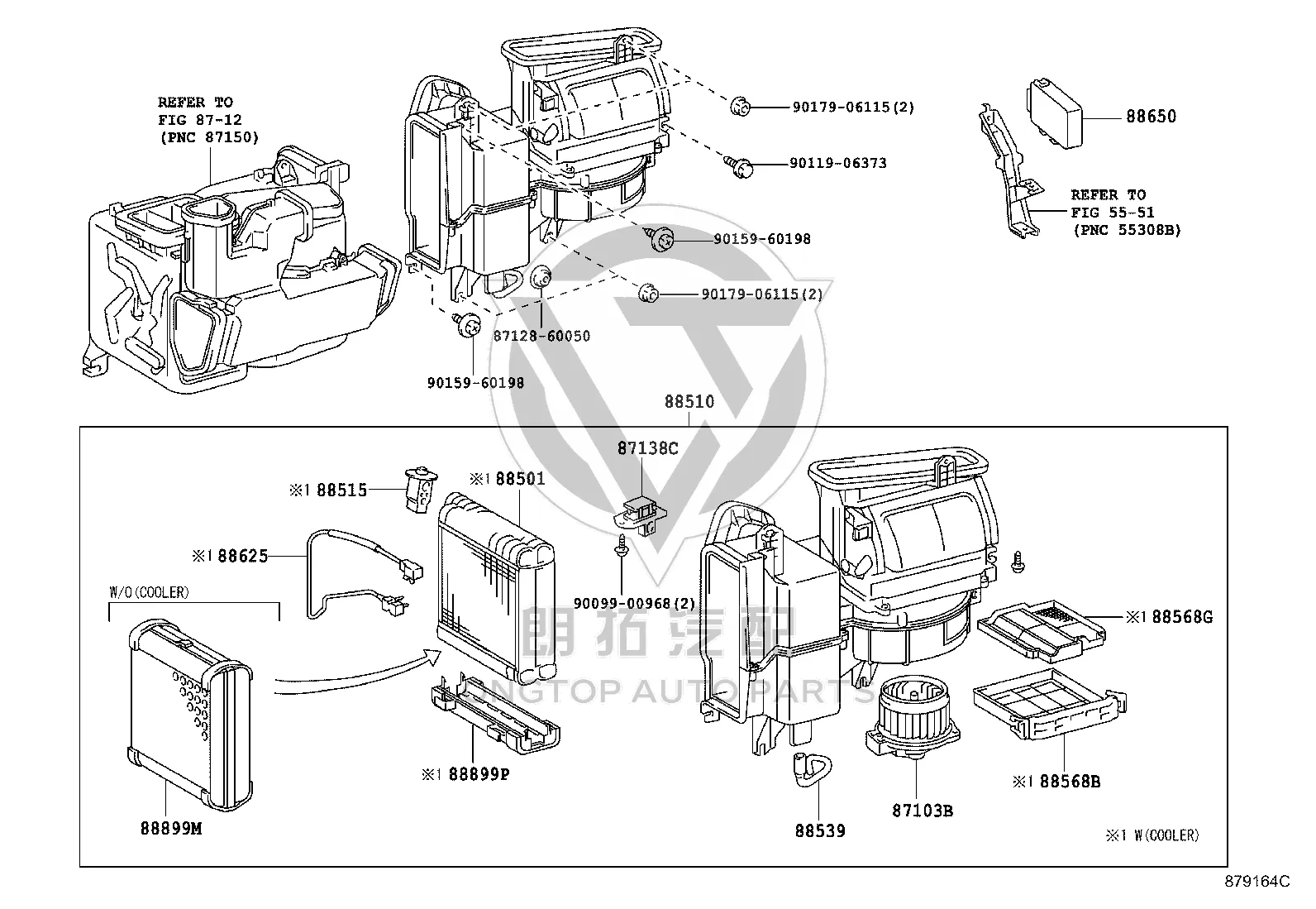Air filter 88568-60060 for Toyota Land Cruiser