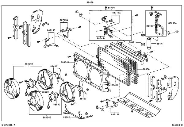 Air Conditioning Wire Harness Sub-Assembly 88605-36330 for Toyota Coaster