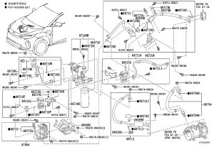 No.1 Air Conditioner Thermistor Assembly 88620-42090 for Toyota BZ4X