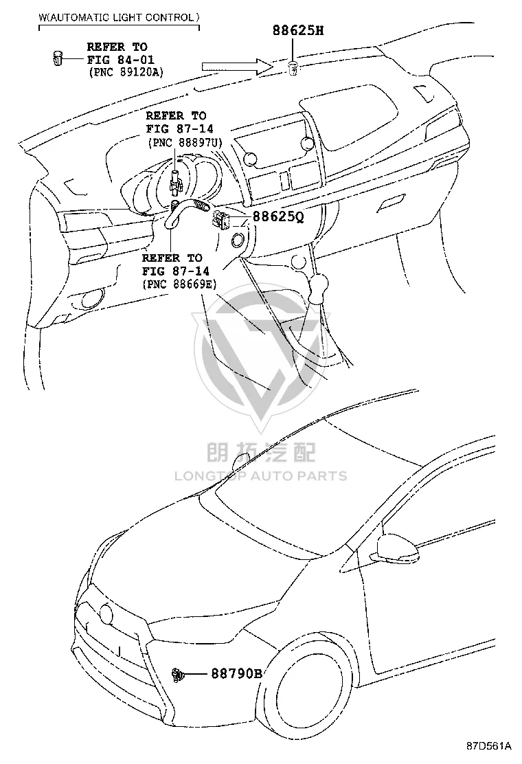 Front Headlight Xenon Bulb 88790-22131 for Toyota 4RUNNER