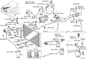Air Conditioning High Pressure Pipe 88703-60180 for Toyota Land Cruiser Prado