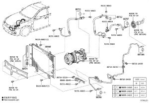 AC High Pressure Liquid Line 88716-53030 for Lexus GS