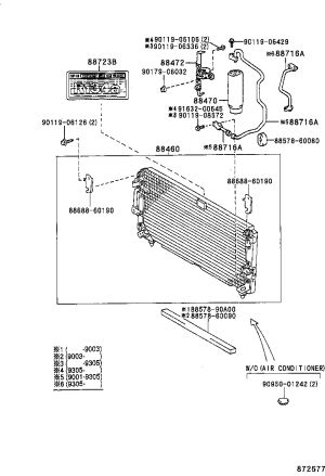 Air Conditioning Pipe High Pressure Pipe 88716-60770 for Toyota Land Cruiser