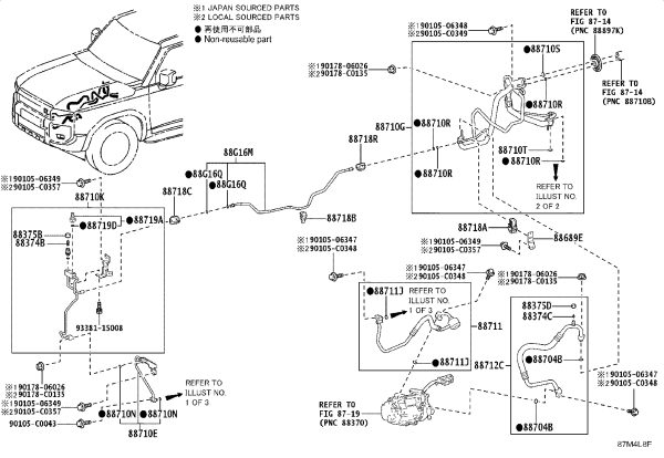 Pipe Clamp 88718-02820 for Toyota Corolla