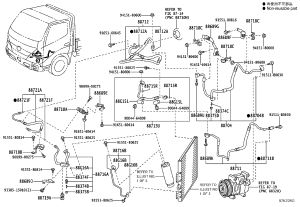 Pipe Clamp 88718-2B660 for Toyota Corona