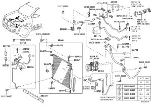 AC Line Clip 88718-6B140 for Toyota Land Cruiser Prado
